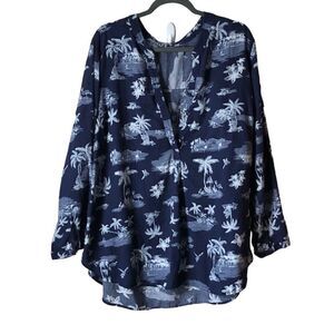 Old Navy Tropical Long Sleeve Shirt XXL